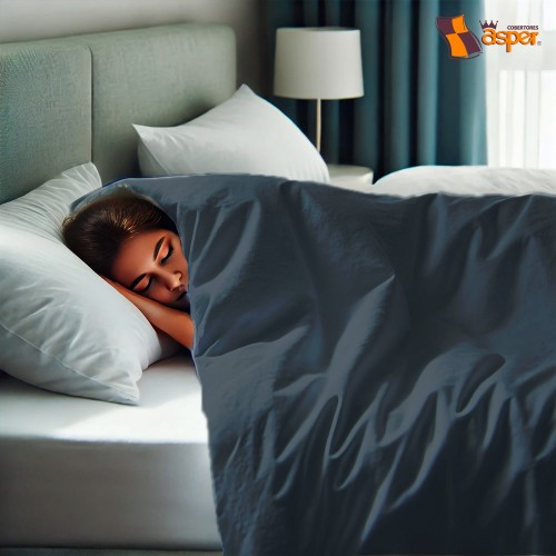 Cobertor- edredón CABALLOS con borrega, King size, 2,40 x 2,20 m.