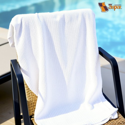 TOALLA HOTELERA BLANCA 