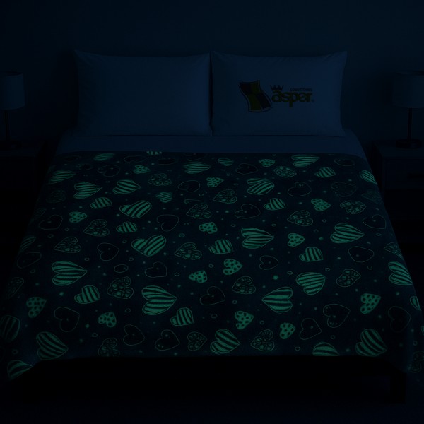 Cobertor ligero infantil FLUORESCENTE- LUMINOSO