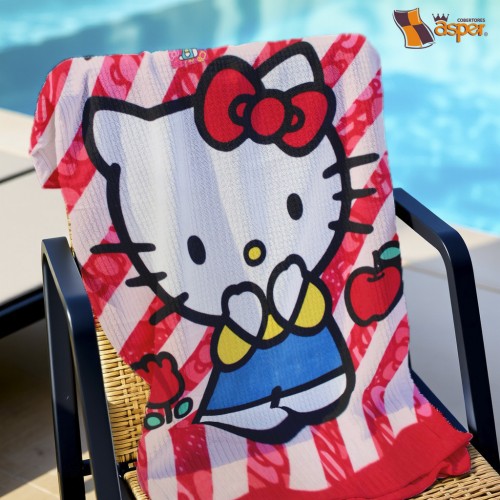 Toalla HELLO KITTY ROJO