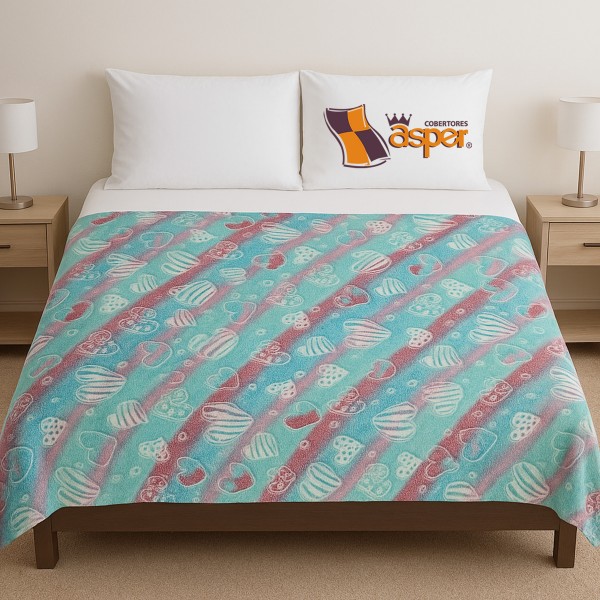 Cobertor ligero infantil FLUORESCENTE- LUMINOSO