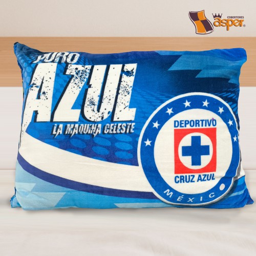 Almohada CRUZ AZUL CON BORREGA 