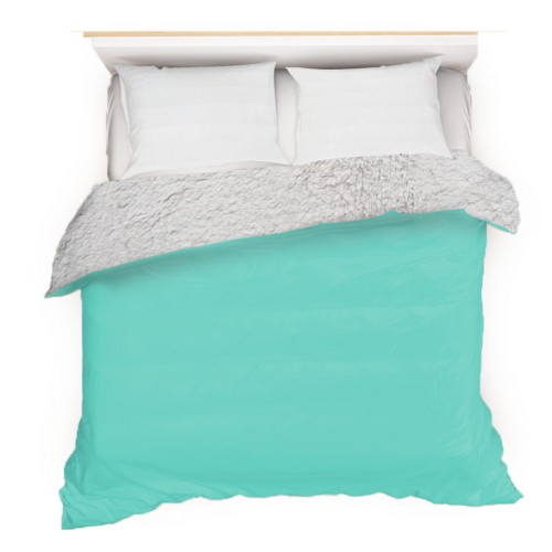 COBERTOR LIGERO CON BORREGA SENSES, MATRIMONIAL, 2,20 X 1,80 MTS.  