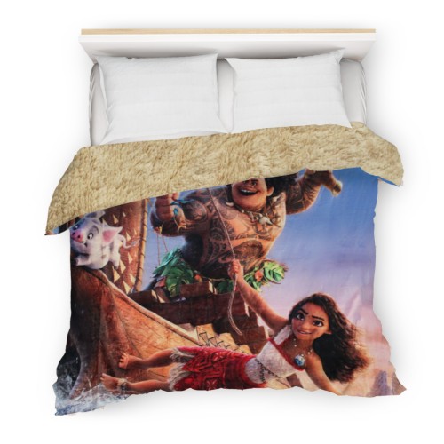 Cobertor- edredón  MOANA- borrega rosa, Matrimonial