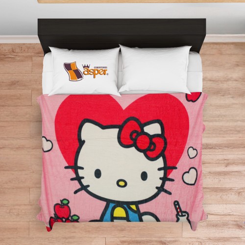 Cobertor HELLO KITTY 2,10 x 1,80 m